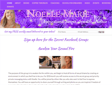 Tablet Screenshot of noellemarie.com